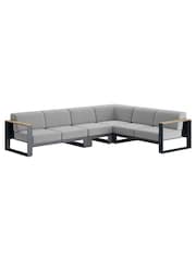 Nth Degree Dark Grey N5 Garden 6 Seater Corner Sofa - Image 3 of 4