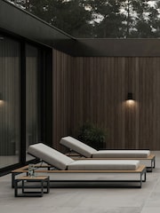 Nth Degree Dark Grey N5 Garden Sun Lounger - Image 1 of 4