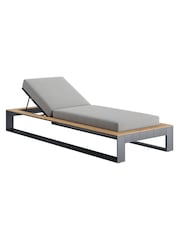 Nth Degree Dark Grey N5 Garden Sun Lounger - Image 3 of 4