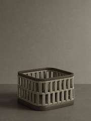Nth Degree Dark Teak N2 Small Garden Planter - Image 1 of 3