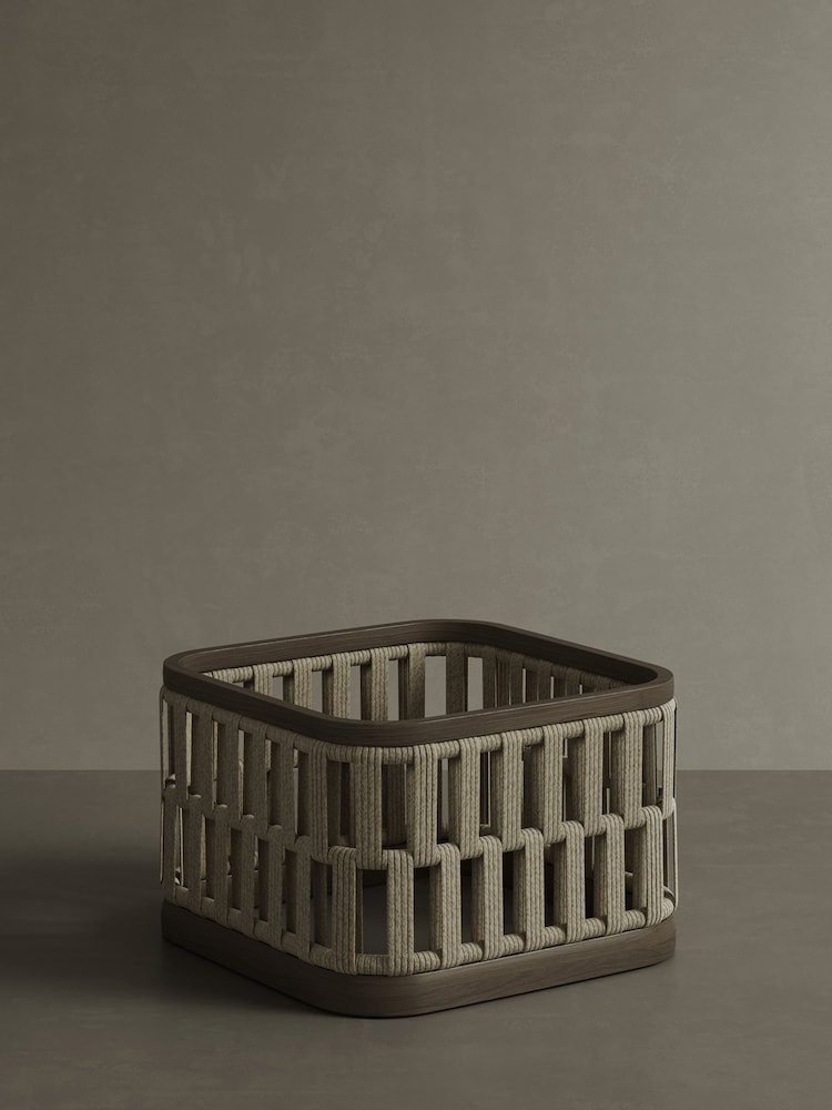 Nth Degree Dark Teak N2 Small Garden Planter - Image 1 of 3