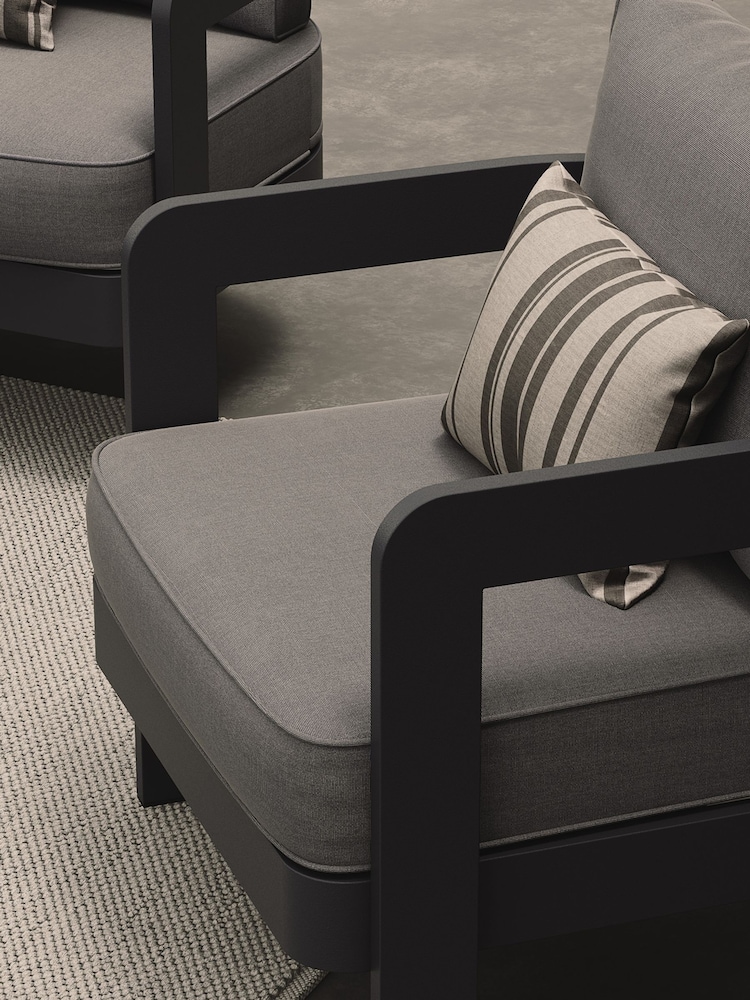 Nth Degree Smoke Weave N3 Garden Lounge Chair - Image 2 of 3