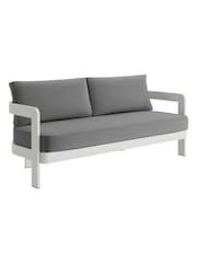 Nth Degree Smoke Weave N3 Garden Three Seater Sofa - Image 1 of 2