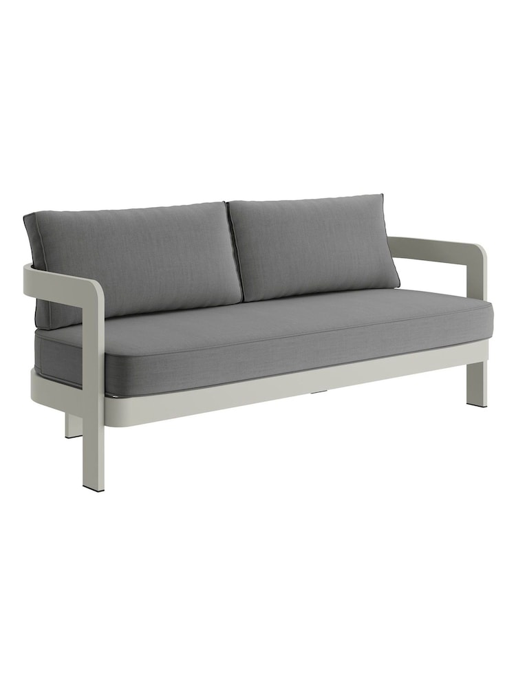 Nth Degree Smoke Weave N3 Garden Three Seater Sofa - Image 1 of 2