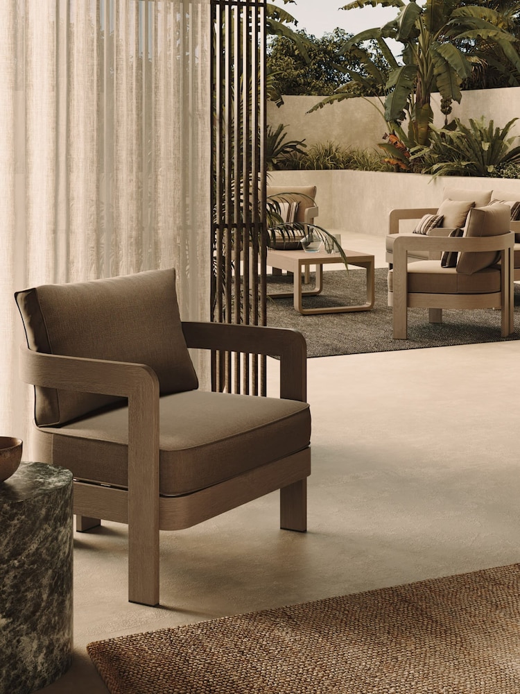 Nth Degree Wheat Canvas N3 Garden Lounge Chair - Image 1 of 6