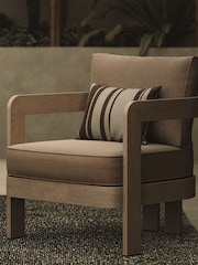 Nth Degree Wheat Canvas N3 Garden Lounge Chair - Image 3 of 6