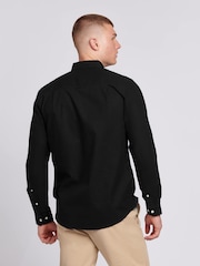U.S. Polo Assn. Black Mens Peached 100% Cotton Oxford Shirt - Image 4 of 6