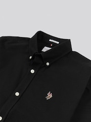 U.S. Polo Assn. Black Mens Peached 100% Cotton Oxford Shirt - Image 6 of 6