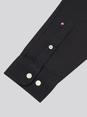 U.S. Polo Assn. Black Mens Peached 100% Cotton Oxford Shirt - Image 7 of 8