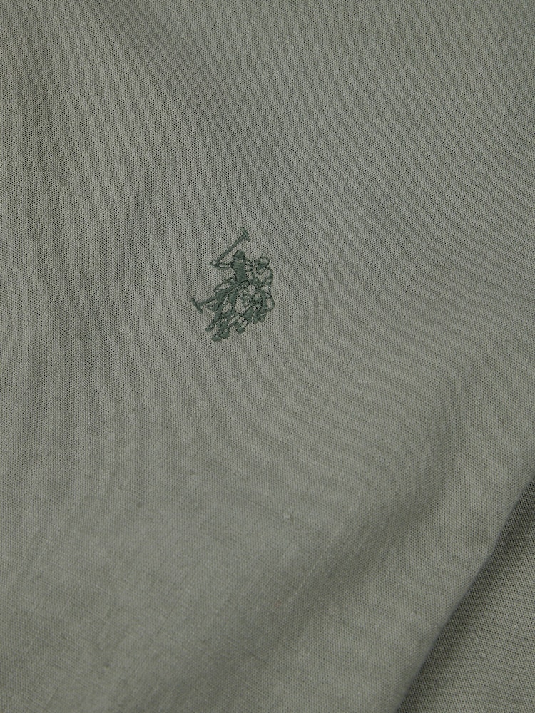 U.S. Polo Assn. Green Mens Blend Shirt - Image 7 of 7