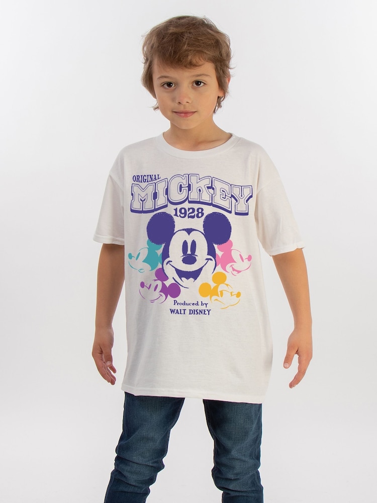 Brands In White Disney Mickey Mouse Original T-Shirt - Image 2 of 4 Brands In White Disney Mickey Mouse Original T-Shirt - Image 2 of 4