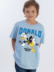 Brands In Blue Disney Donald Duck 1934 Boys 100% Cotton T-Shirt - Image 2 of 4