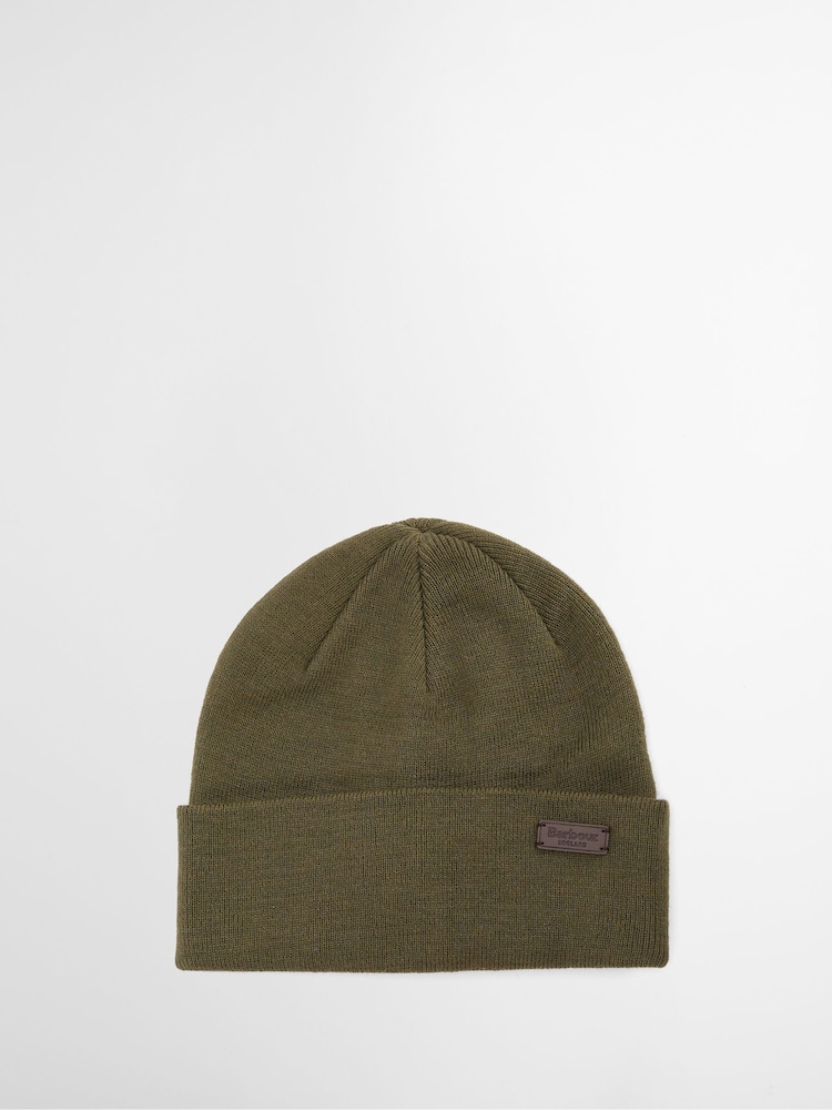 Barbour® Green Healey Beanie Hat - Image 1 of 8