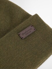 Barbour® Green Healey Beanie Hat - Image 4 of 8
