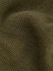 Barbour® Green Healey Beanie Hat - Image 5 of 8