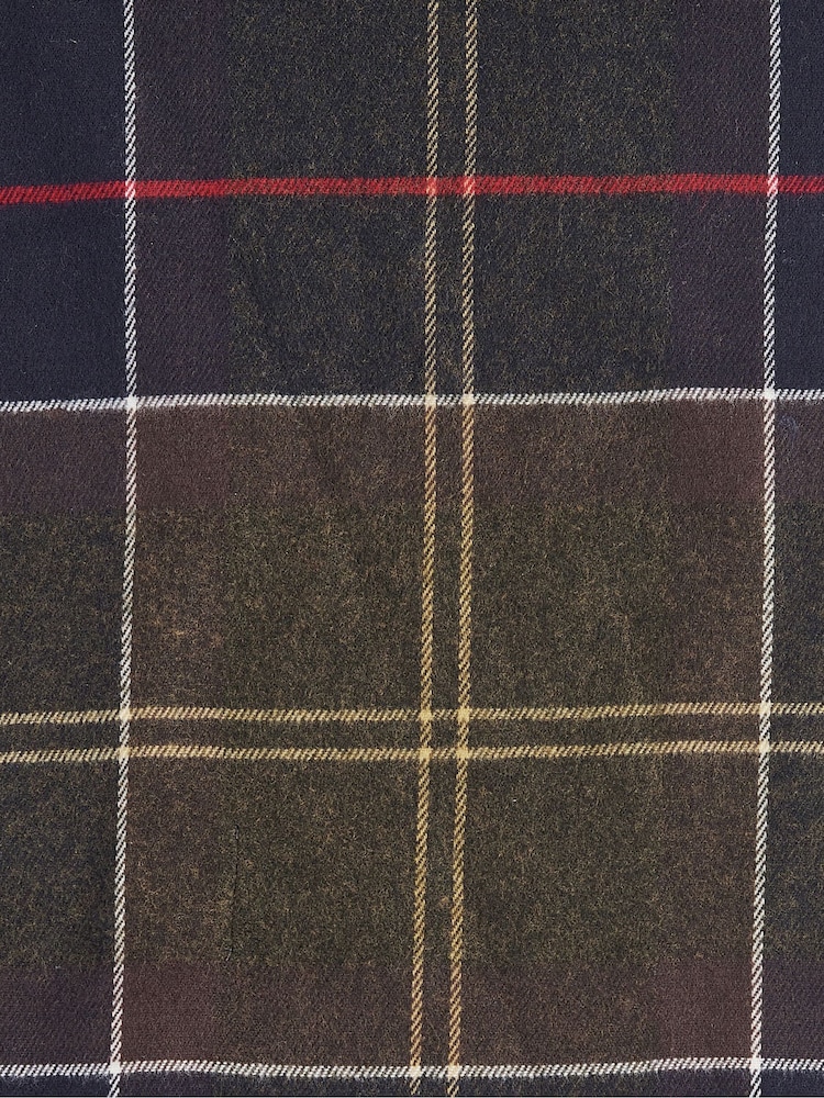 Barbour® Green Tartan Galingale Scarf - Image 2 of 2