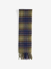 Barbour® Green Trtn Lwool Scarf - Image 1 of 2
