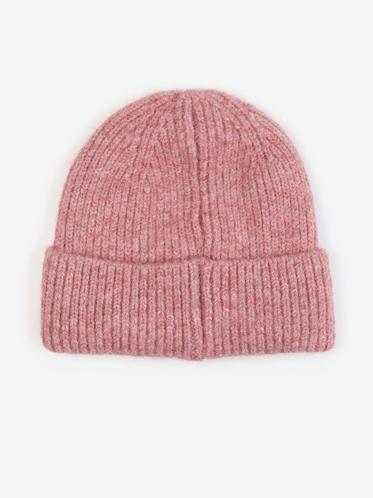 Barbour® Pink Pendle Beanie Hat - Image 2 of 5