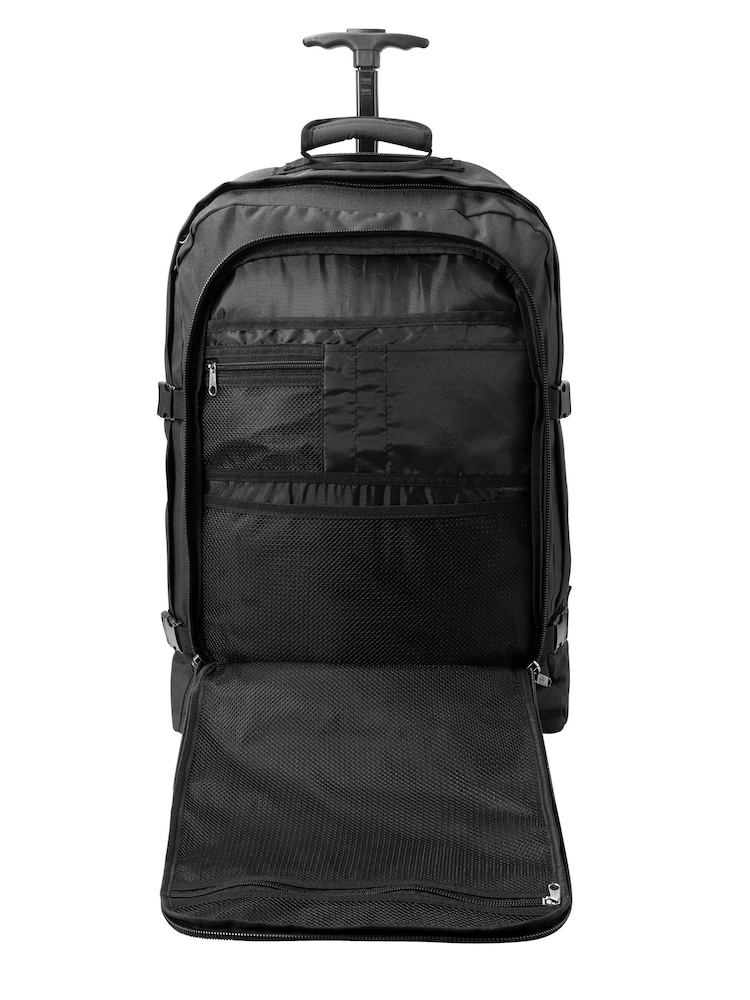 Negro - Mochila híbrida 44 L con ruedas y correas de Cabin Max - Imagen 3 de 3 Negro - Mochila híbrida 44 L con ruedas y correas de Cabin Max - Imagen 3 de 3