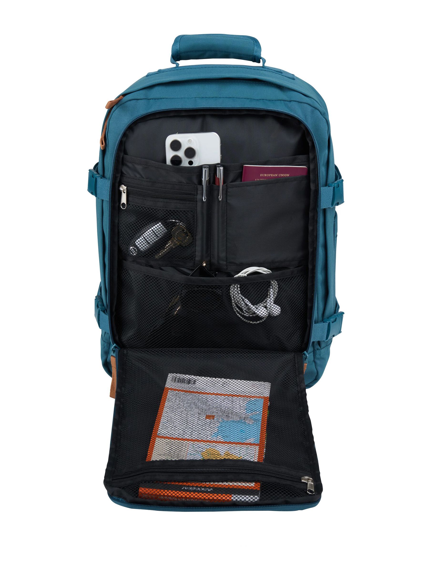 Buy Cabin Max Petrol Blue Metz Underseat Personal Item Backpack