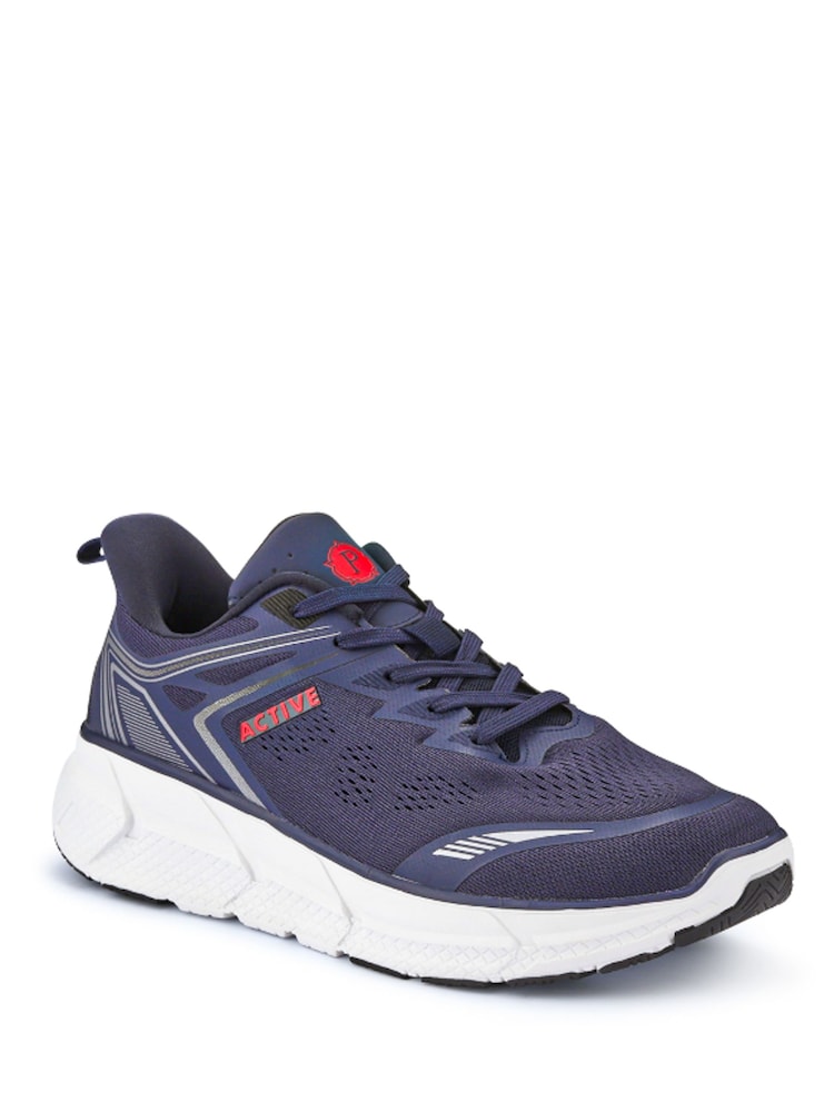 Pavers Blue Wide Fit Memory Foam Trainers - Image 2 of 5