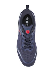 Pavers Blue Wide Fit Memory Foam Trainers - Image 4 of 5