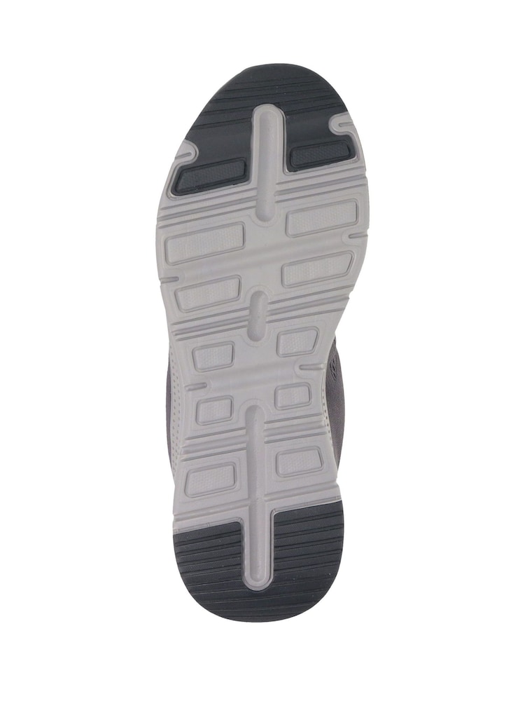 Pavers Grey Wide Fit Breathable Trainers - Image 5 of 5