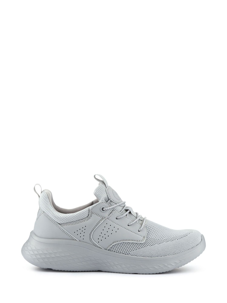 Pavers Light Grey Chunky Slip-On Trainers - Image 1 of 5