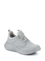 Pavers Light Grey Chunky Slip-On Trainers - Image 2 of 5