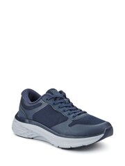 Pavers Blue Comfortable Lace-Up Trainers - Image 2 of 3