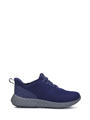 Pavers Blue Wide-Fit Memory Foam Trainers - Image 1 of 5