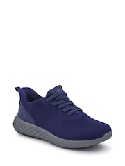 Pavers Blue Wide-Fit Memory Foam Trainers - Image 2 of 5