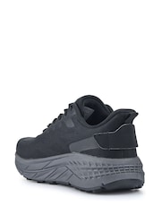 Pavers Black Lightweight Memory Foam Trainers - Image 3 of 5