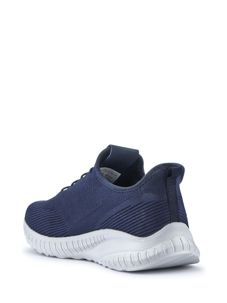 Pavers Blue Slip-On Wide-Fit Trainers - Image 3 of 6