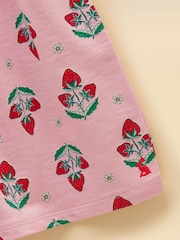 Joules Girls' Emma Pink Short Sleeve Sweater Dress - Image 4 of 5