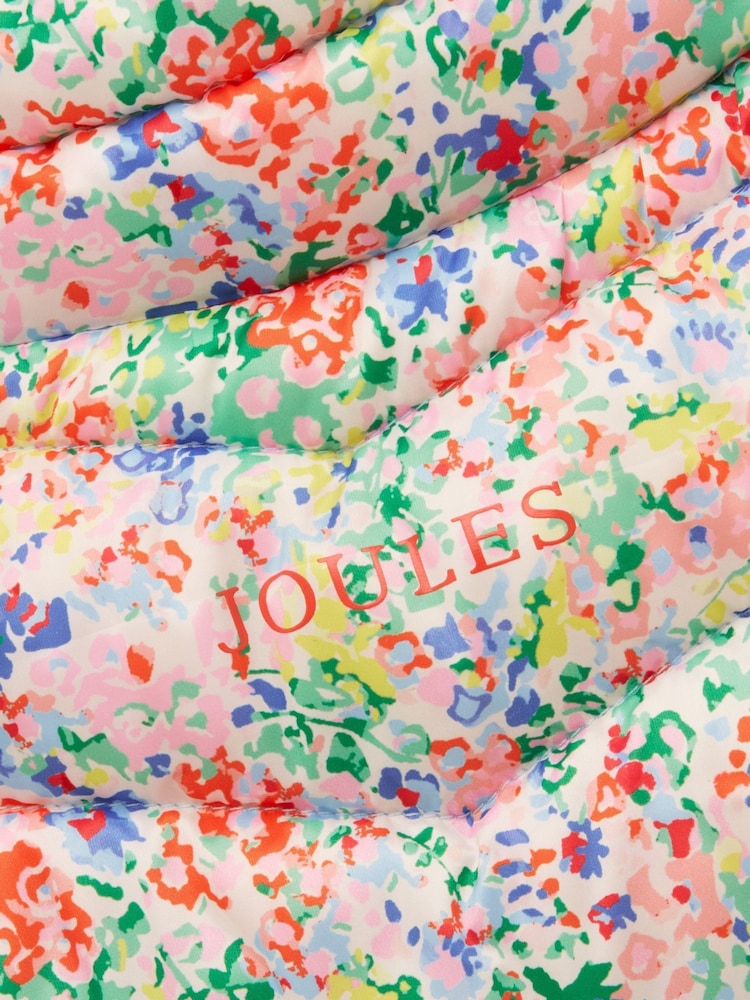 Cream Ditsy - Nepremočljiv podložen dekliški brezrokavnik Joules Crofton - Slika 7 iz 7