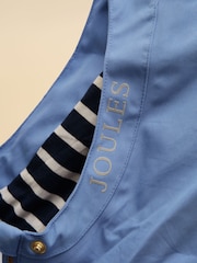 Joules Kids' Port-Mini Blue Waterproof Raincoat With Hood - Image 3 of 5