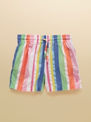 Joules Girls' Amara Multi Striped Woven Shorts - Image 1 of 5