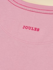 Joules Girls' Astra Pink Fairy Applique Cotton T-Shirt - Image 5 of 5