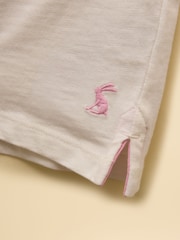 Joules Girls' Fundays Cream Graphic Short Sleeve T-Shirt - Image 7 of 8