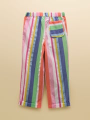 Joules Kids' Wren Multi Striped Woven Trousers - Image 8 of 10