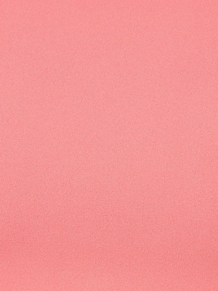 Adrianna Papell Pink Ruffle Sheath Short Dress - Image 6 of 6