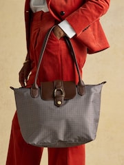 Joules Edie Brown Check Shopper bag - Image 3 of 8
