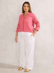 Live Unlimited Curve Blouse With Trim Detail - Image 1 of 4