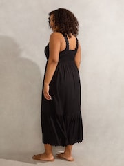 Live Unlimited Black Curve Scallop Dress - Image 6 of 6