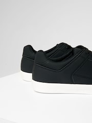 Threadbare Black Court Trainers - Image 4 of 4