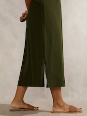 Live Unlimited Green Polo Neck 100% Cotton Dress - Image 6 of 6
