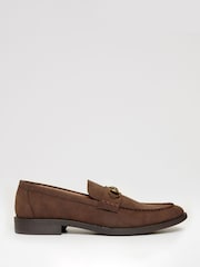 Threadbare Brown Snaffle Loafers - Image 1 of 4