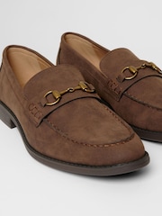 Threadbare Brown Snaffle Loafers - Image 3 of 4