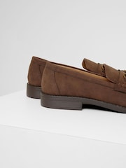 Threadbare Brown Snaffle Loafers - Image 4 of 4